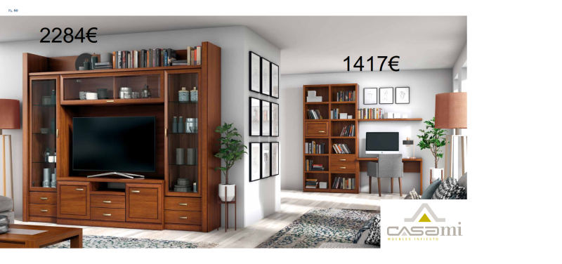 Estantería biblioteca de 500x225x41 cm