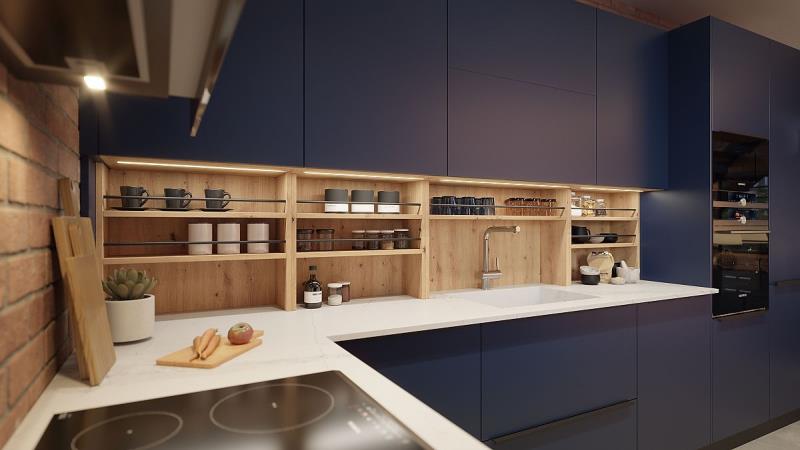 Cocina Fenix Azul
