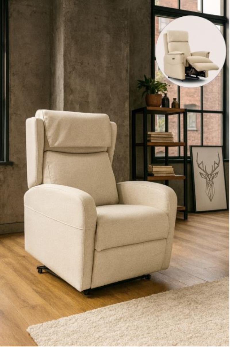 Butaca Relax Elevable MOD TRI-SO 2 motores con carro