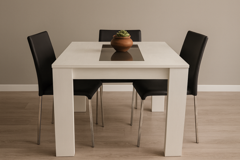 Conjunto de mesa y 4 sillas