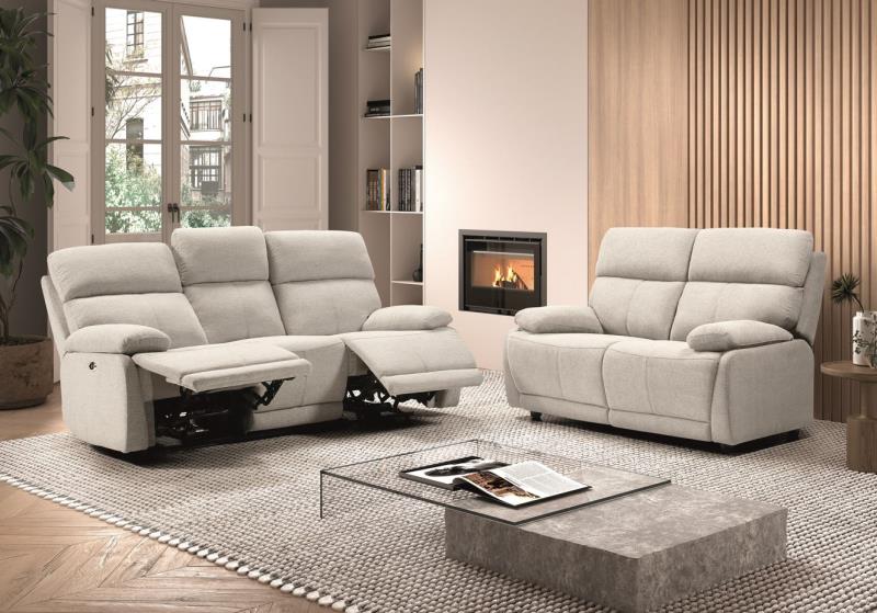 Sofá tres plazas eléctrico de 2.08   Mod. BGS.