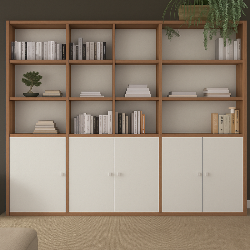 Mueble estantería con puertas. SA-DO