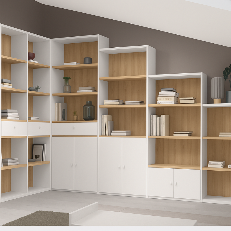 Mueble estantería en esquina SA-DO