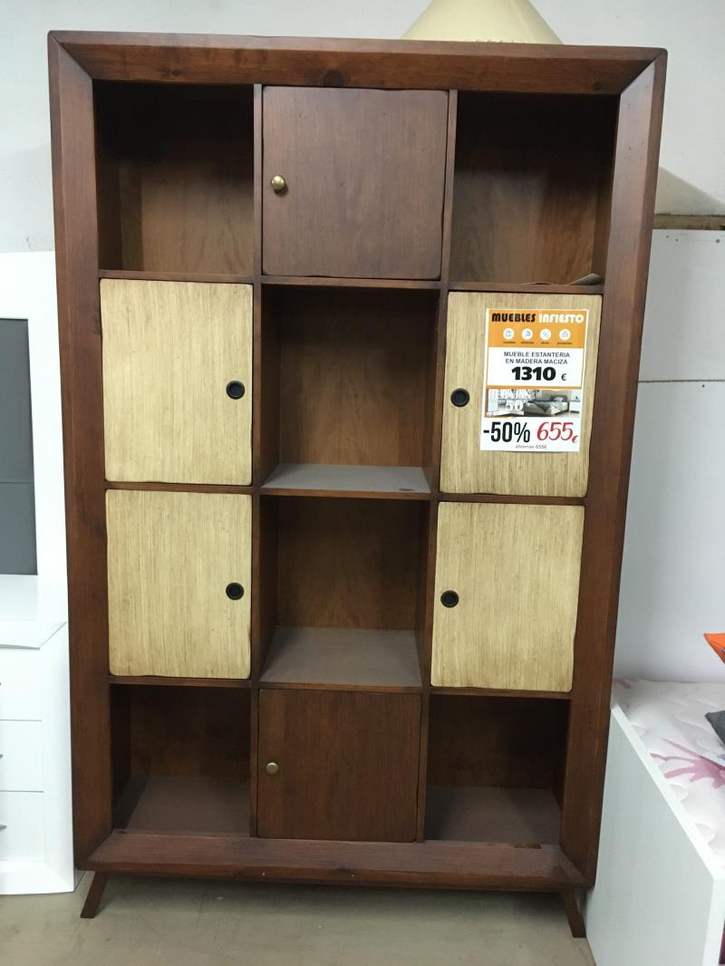 Librería en Madera Maciza